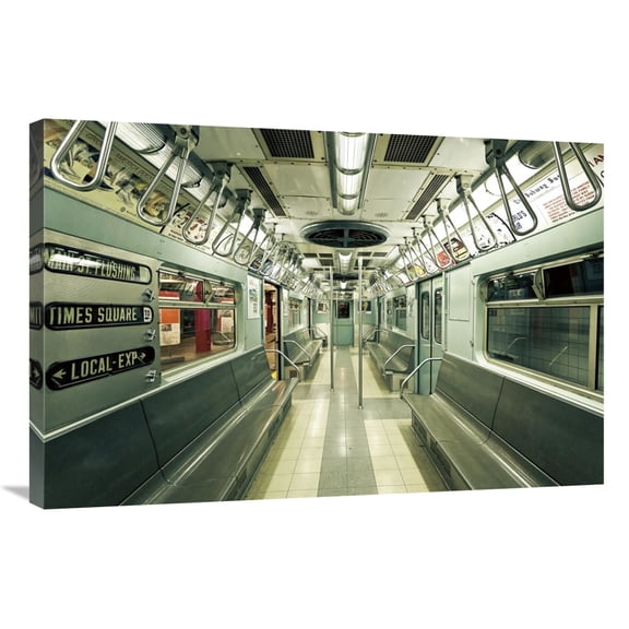 Global Gallery's 'NYC Subway' By Katherine Gendreau Stretched Canvas Wall Art