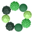 thumbnail image 3 of 8 Pcs Silicone Balls Fidget Toys for Adults & Teens, Stress Relief Sensory Office Desk Toys for Anxiety Relief, Fun Gadget Gifts Stocking Stuffers for Christmas (Green), 3 of 7