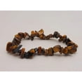 thumbnail image 7 of Tiger's Eye Chip Bracelet Handmade Genuine Crystal Stretch Bracelet, 7 of 7