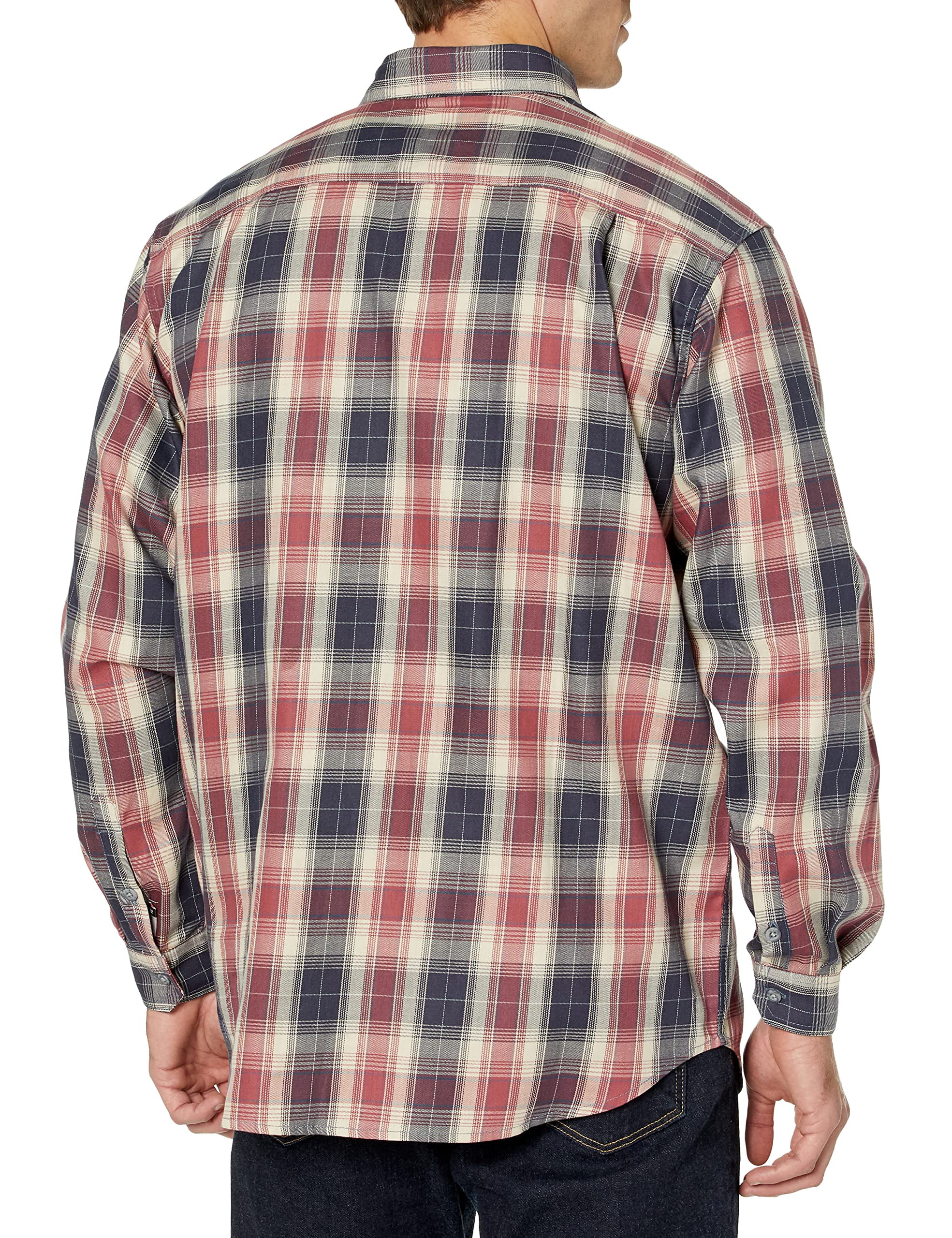 Carhartt Men's Flame-Resistant Force Rugged Flex Original Fit Twill Long-Sleeve Plaid Shirt 