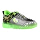 thumbnail image 2 of Tenis Niño Kuali Shoes Dinosaurio Rex Luces Led Comodo Little Kings-270-R Talla del 15 al 21 cm Plata Verde Neon, 2 of 5