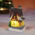 thumbnail image 5 of Honmine Christmas Village Sets Christmas Decoration, LED Lighted Christmas Village Houses Christmas Winter Snow Village Collectible Buildings Decorative Tabletop Decoration, 5 of 6