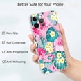 thumbnail image 2 of Beautiful flower Case for iPhone 11 Pro Max,Aesthetic Colourful Floral Pattern Soft TPU Full Cover Case, 2 of 5