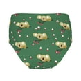 thumbnail image 2 of Teen Girls Underwear - Sleeping Koala Green Soft Cotton Briefs Panties for Teens Breathable Panty Girls Briefs, 2 of 8