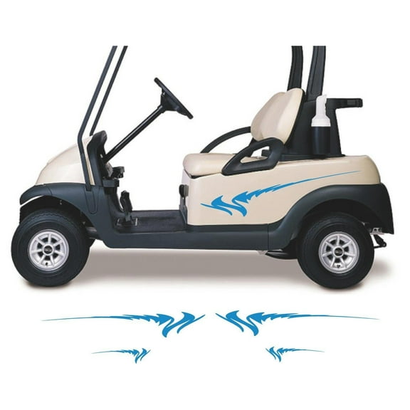 Golf Cart Decals Accessories Go Kart Stickers Tribal Flames Stripes GC67