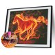 thumbnail image 1 of Taladro diamante pintura (DE2469) 5D DIY completo fuego caballo punto de cruz bordado Kit 40x50cm Hugtrwg Para estrenar, 1 of 1