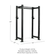 Titan Fitness X-3 Series Short Bolt-Down Power Rack 24-in. Depth