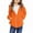 Orange, variant on Girls Zip Up Hoodie Casual Long Sleeve Jacket Hooded Lightweight Thin Fleece Sweatshirt with Pockets