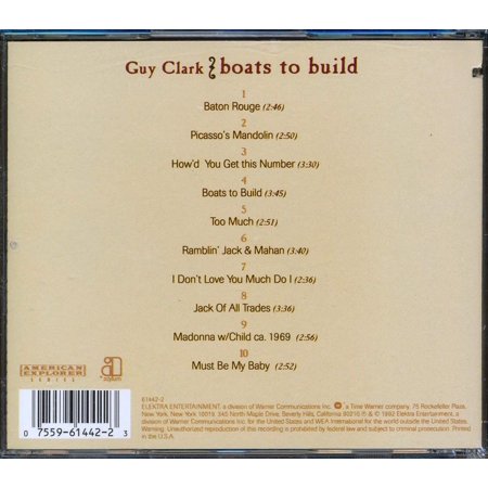 Guy Clark - Boats To Build (marked/ltd stock) - CD