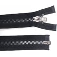 thumbnail image 3 of HAHDAXIA Black Nickel Separating Metal Zipper for Sewing (30 Inch), 3 of 7