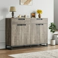 thumbnail image 4 of 55" Buffet Cabinet with 2 Drawers & 4 Doors - Large Kitchen Dining Room Storage Organizer, Freestanding Accent Furniture, 4 of 8