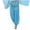 Sky Blue, variant on AWZXDE Women's Belly Dance Harem Pants with Sequined Waist Chain, Sheer Chiffon Loose Fit Bohemian Palazzo Pants for Performance Hot Pink,S