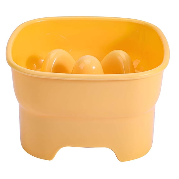 BESTSKY Dog Slow Feeder Bowl,Long-Term Use Slow Feeder Dog Bowls,Neck Protection Function Slow Feeder Cat Bowl,Yellow