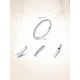 thumbnail image 3 of 1pc Pink Thin Sterling Silver Ring For Women Trendy Fine Jewelry Gift, 3 of 4