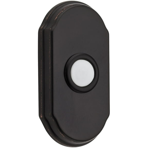 Baldwin 4862 3" X 1-1/2" Illuminated Arch Door Bell From The Estate Collection - Bronze