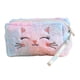 thumbnail image 5 of Bolsa de cosméticos de felpa con diseño de gato bonito para mujeres y niñas, regalos para el Día de San Valentín, bolsa de maquillaje multifuncional Estilo C Yinane Bolsa cosmética, 5 of 8