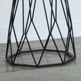 thumbnail image 4 of Furniture of America Flagg Glass Top End Table, Sand Black, 4 of 5