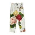 thumbnail image 4 of Kll Womens Vintage Bike Flower Butterfly Print Pajama Pants Soft Pajama Bottoms For Women Cozy Lounge Pants, 4 of 9