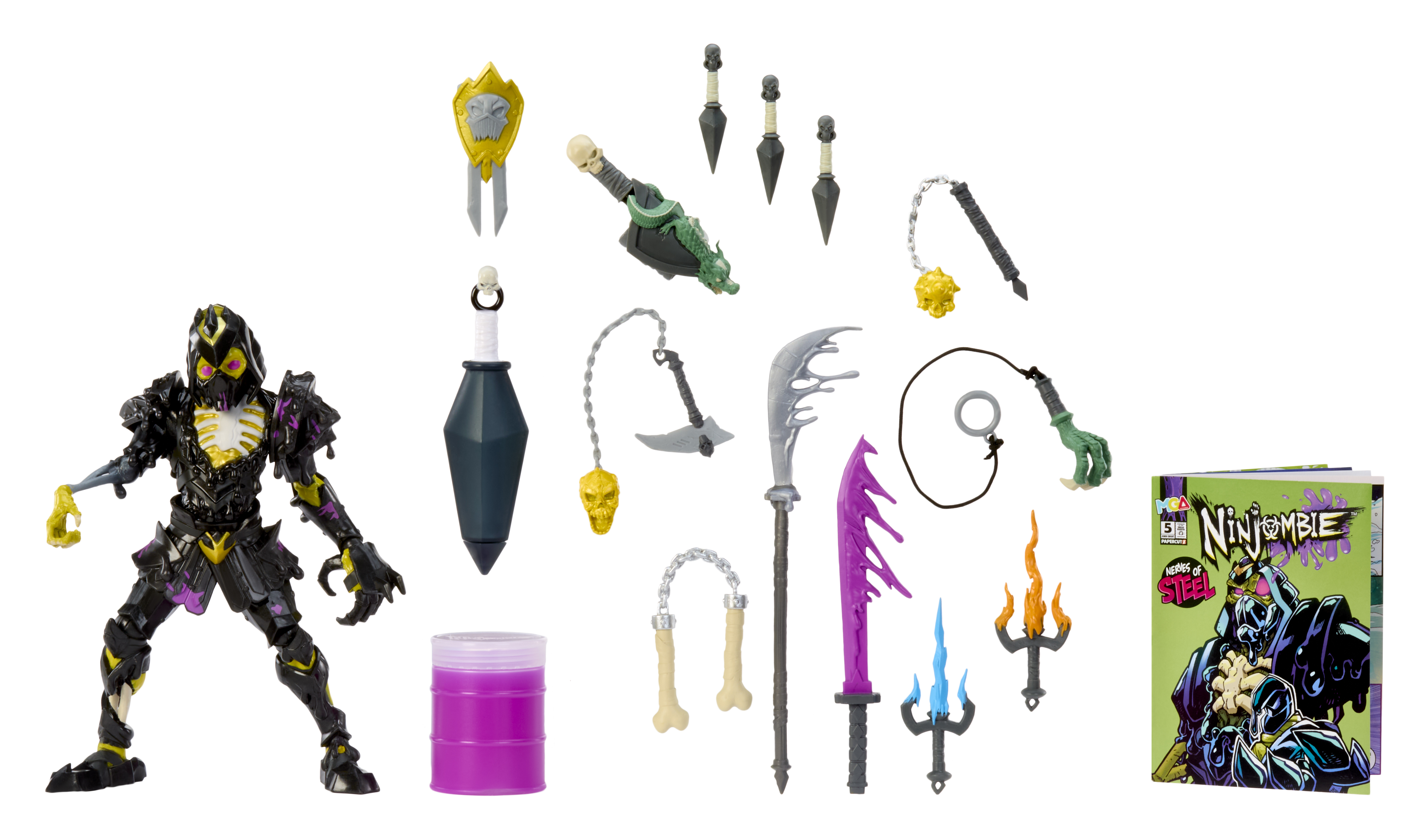Set Accessori Fortnite Henchman Chest Shark – 4 Forzieri, 8 Back Bling, 12 Armi E Pezzi Build-A-Figure
