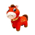 thumbnail image 4 of Peluche de caballo de 20 cm del año 2026, adorno de recuerdo del zodiaco chino, caballo de peluche de año Nuevo chino para dormitorio y coche. Llorar, 4 of 8