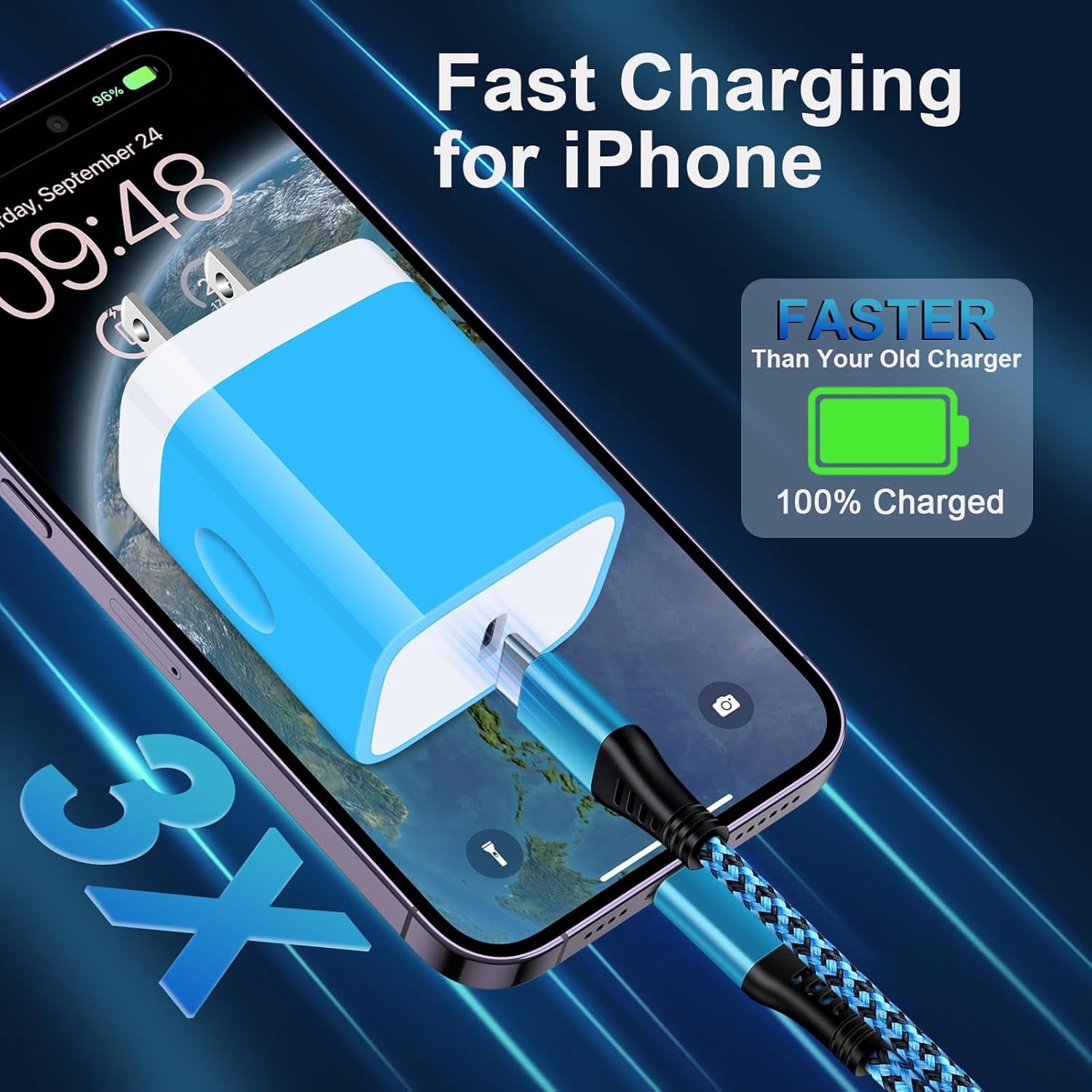 NeoMart Type C Phone Fast Charger for Samsung Galaxy Z Flip7 FE 7 6 5 4 3 Z Fold7 6 5 4 A16 5G A15 A35 A25 A55 A56 S25 Ultra S24 S23 S22 S21,9a,9 Pro XL Fold,9,8,Wall Charger Cube USB C Cable 6FT