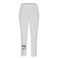 thumbnail image 3 of hotojiny Christmas Leggings for Women Soft Comfy High Waisted Stretchy Workout Yoga Pants Ankle Length Tights for Merry Christmas, 3 of 5