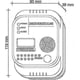 thumbnail image 3 of Car Monoxide Detector Battery Powered Gas Detector With Display And Thermometer, 3 of 4