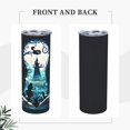 thumbnail image 4 of Insulated Vacuum Coffee Mug Alice in Wonderland Stainless Steel Cup Tumbler Double Wall 20oz, 4 of 8