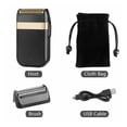 thumbnail image 3 of Man Electric Beard Shaver Waterproof Trimmer USB Razor Rechargeable Short Beard Shaving Tool Machine, 3 of 8