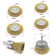 thumbnail image 4 of Amdohai 6 Pcs Brosse à Fil Brosse à Roue pour Outil Rotatif Polissage Cirage Broyage Rouille et Retrait de Peinture, 4 of 7