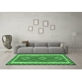 thumbnail image 3 of Ahgly Company Indoor Rectangle Oriental Emerald Green Traditional Area Rugs, 6' x 9', 3 of 4