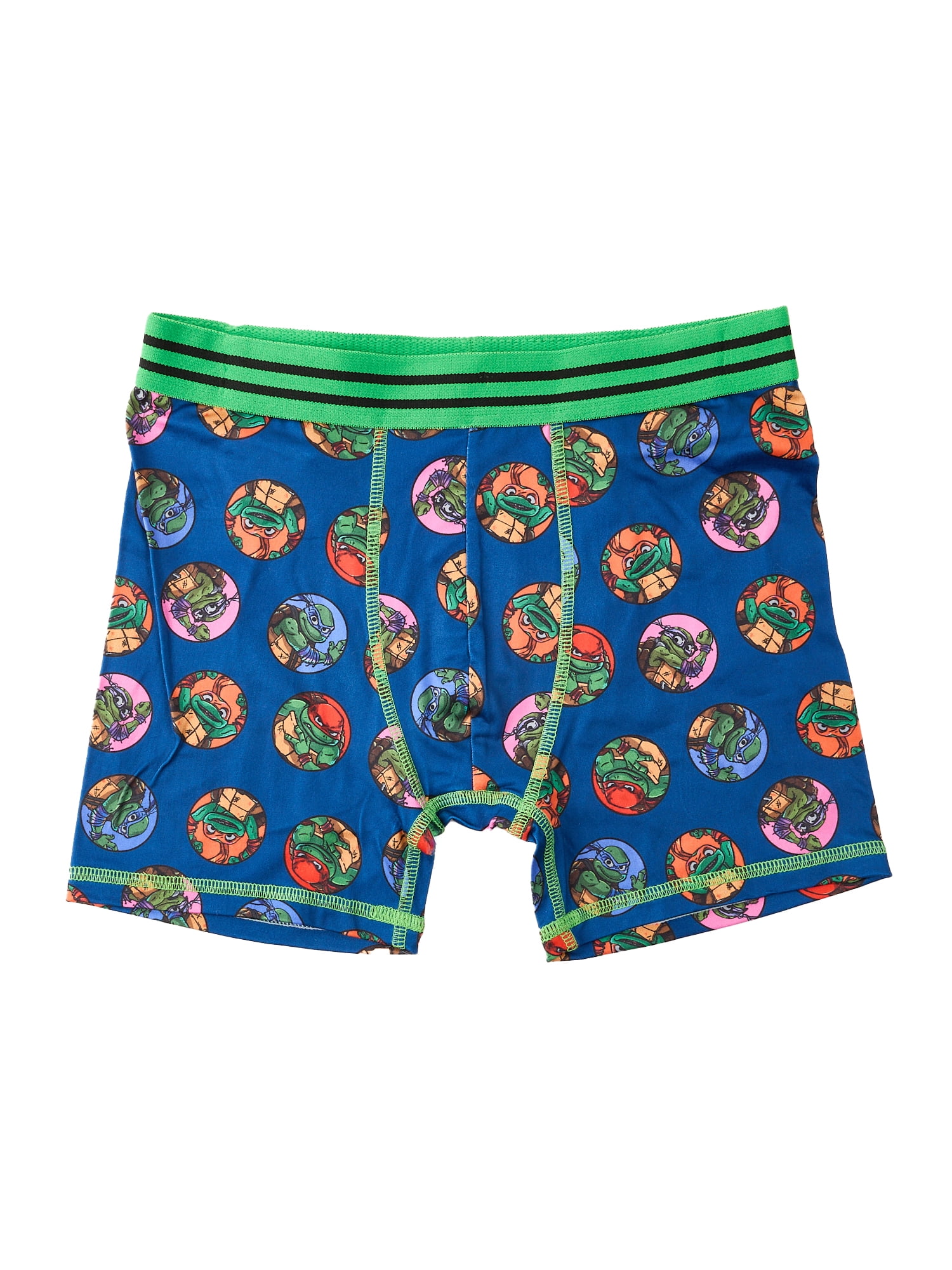 Teenage Mutant Ninja Turtles Boys Boxer Brief Underwear, 4-Pack, Sizes XS-XL