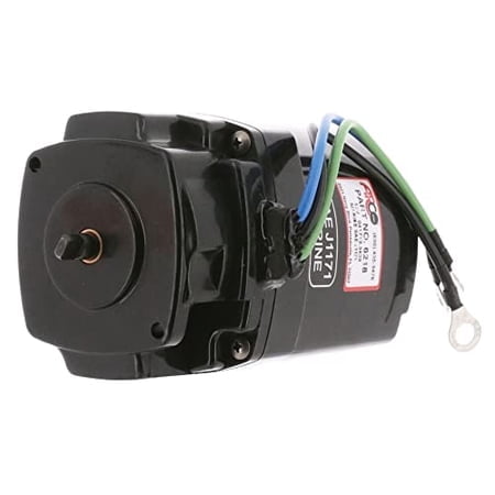 Arco 6218 Tilt Trim Motor for Mercruiser I/O and Mercury Outboard with Oildyne Pump, 12 Volt, Ring Terminal End, Black