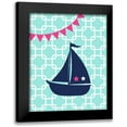thumbnail image 1 of Robinson, Tamara 20x24 Black Modern Framed Museum Art Print Titled - Sailboat Chain II, 1 of 5