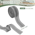thumbnail image 2 of Cinta de dobladillo instantánea Uxcell para planchar, cinta de dobladillo sin coser para pantalones, tiras adhesivas lavables, gris, 1 Pcs, 5.5 Yard, 2 of 7