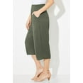thumbnail image 3 of Catherines Women's Plus Size Gauze Pull-On Capri, 3 of 4