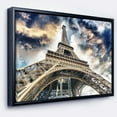 thumbnail image 3 of Design Art The Paris Paris Eiffel Towerview from Ground Framed Canvas Art Print, 3 of 5