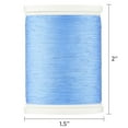 thumbnail image 4 of (3 pack) Hello Hobby Mid Blue 100% Polyester All Purpose Thread, 300 Yards, 4 of 6
