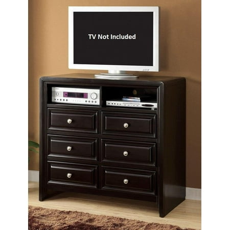 Media Chest Espresso Walmart Com