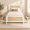 White, variant on Furnibear Full Size Bed Frame with Storage, Rattan Bed Frame with 2 Storage Drawers and Headboard, Platform Bed for Bedroom, White