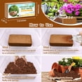 thumbnail image 6 of Pack of 10 Organic Coco Coir Bricks- 100% Natural Compressed Coco Peat Brick Coconut Fiber Substrate with Low EC& pH Balance, Coir Plant Soil Enhance Root Growth for Herbs, Flowers, House Plants, 6 of 7