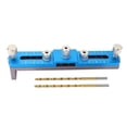 thumbnail image 2 of Multifunctional Aluminum Alloy Cabinet Handle Template Tool Woodworking Punch Locator Drill Template Guide for Installing Kitchen Drawers Cabinet Handles and Door Handles, 2 of 7