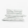 thumbnail image 3 of 100% Cotton Flannel Bed Sheets Set for Cal King Size Bedding in Flower Bunch Light Blue by Comfort Canopy, 3 of 15