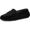 thumbnail image 6 of Floafers Women's Posh Driver Faux Suede, Black Vegan Suede, 9, Medium, 6 of 7