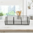 Wall-Mounted Onion, Ginger, Garlic Organizer Storage Basket for Kitchen ...