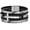 06-Cross-Black, variant on Boho Leather Wrap Bracelets for Women Men Multi-Layer Bracelets with Strong Clasp Western Jewelry