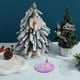thumbnail image 4 of 1 caja de 30 adornos redondos grandes de acrílico de 2'', 3'' y 4'', llaveros de plástico en blanco, discos blancos transparentes para adornos navideños., 4 of 5