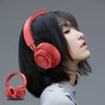 thumbnail image 1 of Auriculares plegables retráctiles deportivos inalámbricos con cancelación de ruido y Bluetooth, 1 of 9