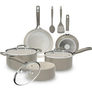 Mainstays 10-Piece Heavy Gauge Ceramic Cookware Set