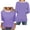 Purple womens fall tops a1, variant on thefmos Women's Fall Winter Round Neck 3/4 Sleeve Solid Basic Casual Pullover Tops Tshirt Comfy Loose Fit Blouses for Women Cute Trendy Everyday Wear Business Work Clothes, Black M